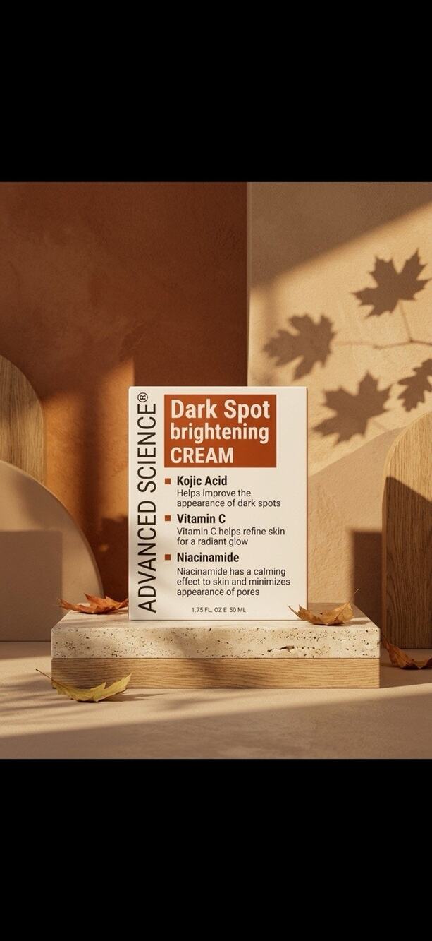 Advanced Science Dark Spot Brightening Cream Kojic Acid + Vitamin C +Niacinamide